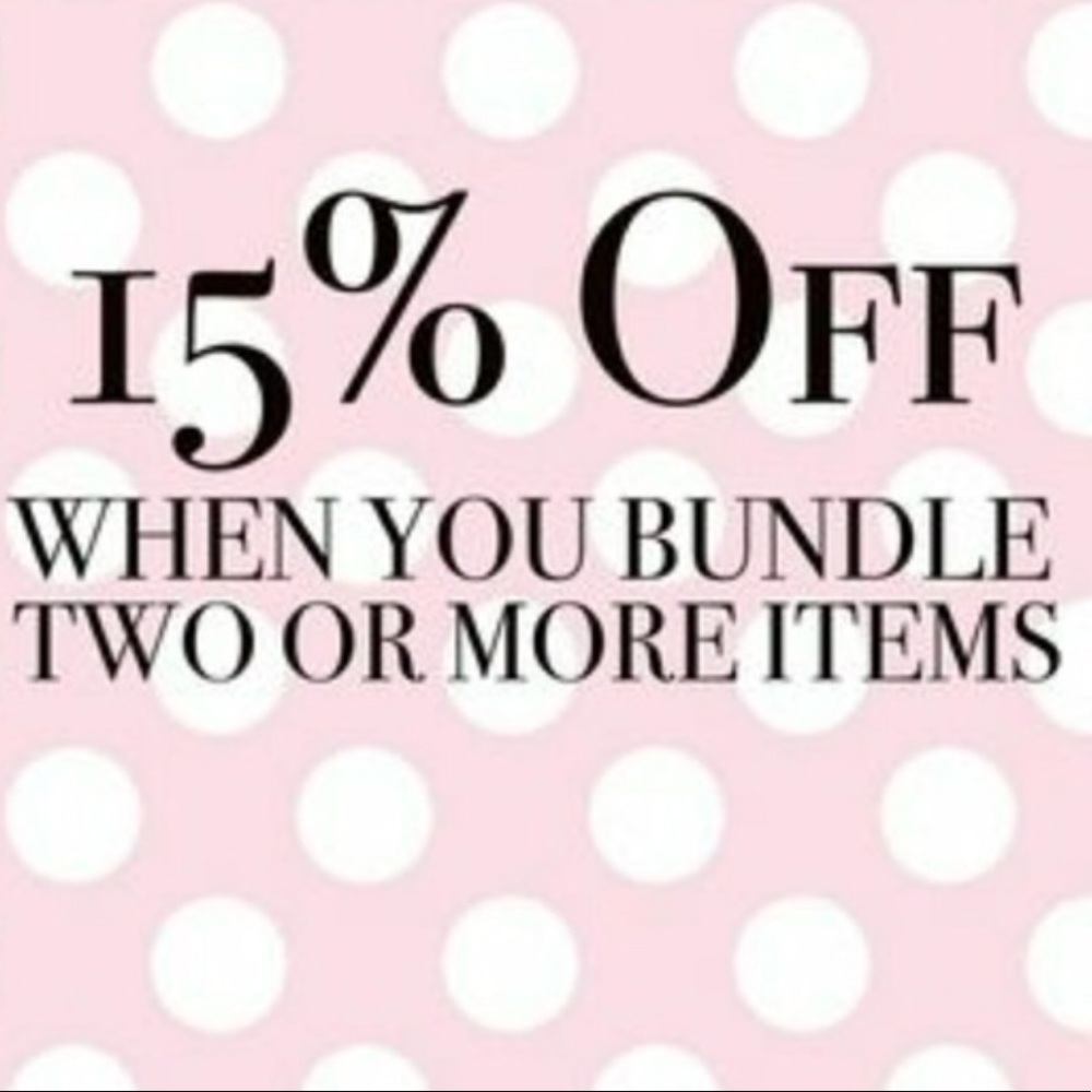 15% off 2 or more items!